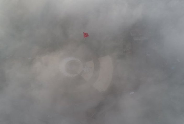 Adana'da kartpostallık sis manzaraları