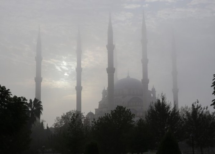 Adana'da kartpostallık sis manzaraları