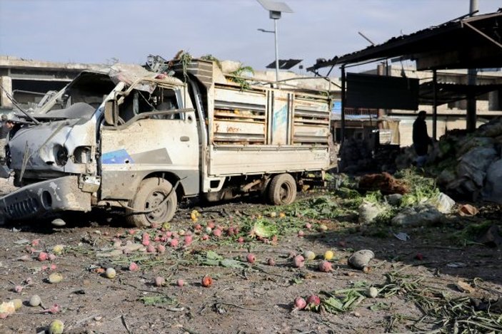 İdlib’de pazar yerine saldırı: 14 ölü