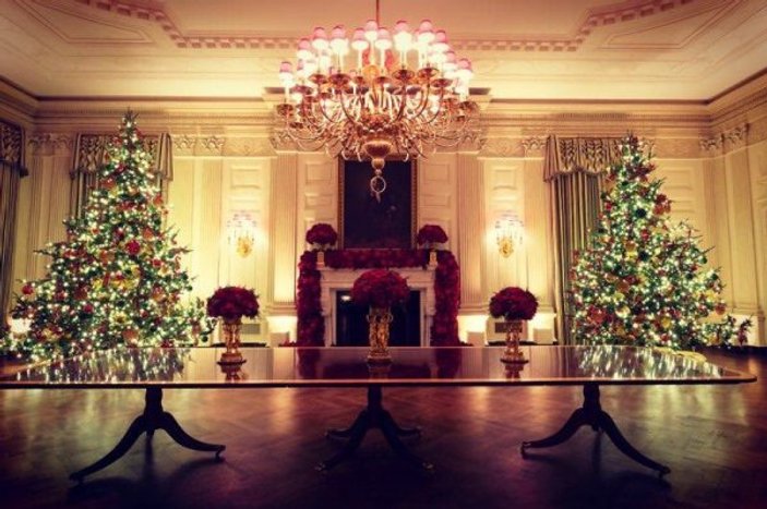 Melania Trump, Beyaz Saray'ı yılbaşına hazırladı