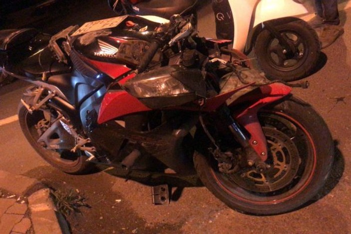 Zonguldak'ta kaza yapan motosiklet sürücüsü ağır yaralandı
