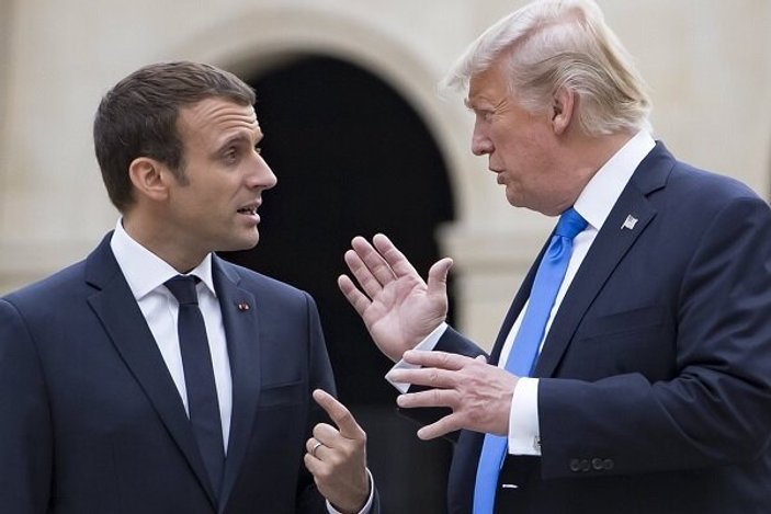 Macron'dan Trump'a yanıt: Sözlerimin arkasındayım
