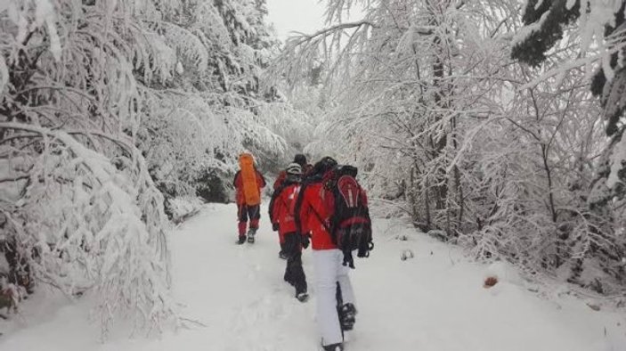 Uludağ'da kaybolan 2 dağcı için Eskişehir'den destek geldi