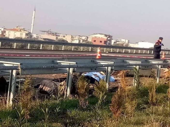 İzmir - İstanbul otobanında kaza: 1 ölü 1 yaralı