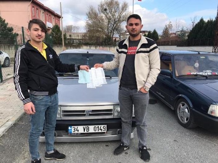 Arnavutköy'de drift yapan iki kişiye 5 bin lira ceza