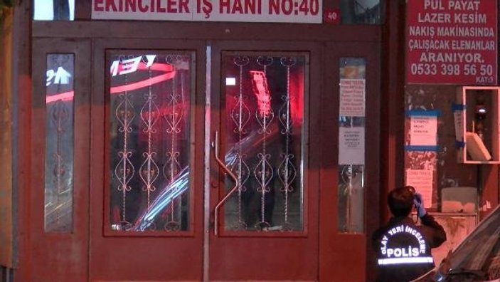 İstanbul'da 5 kişi bir iş hanından kasa çaldı