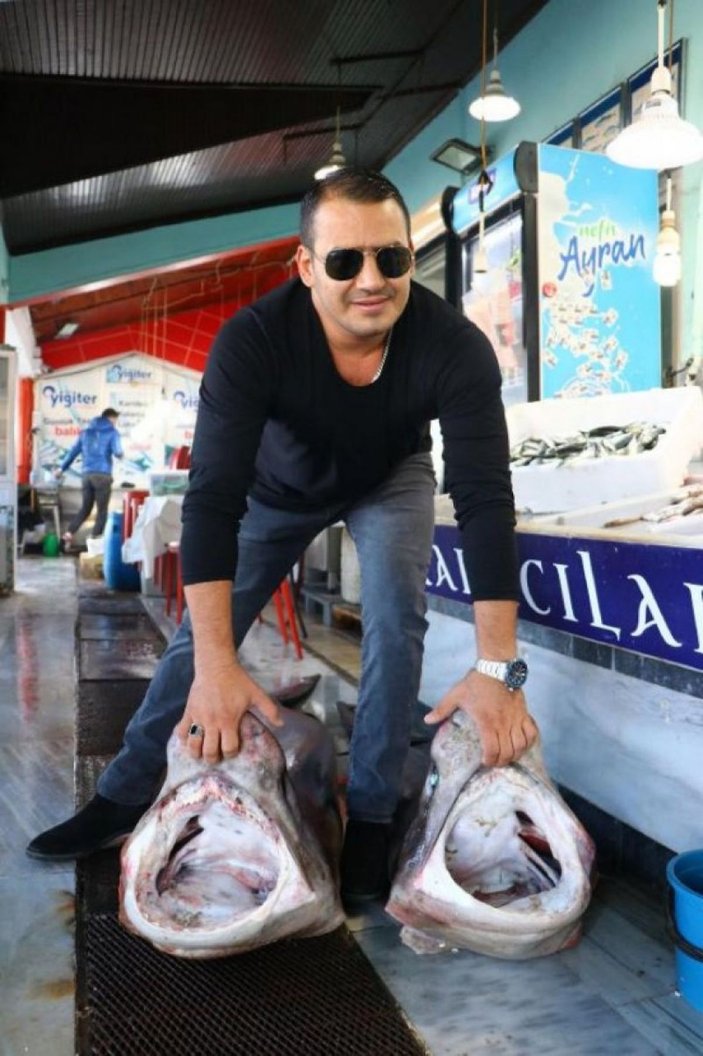 Balıkçıların ağına 2 köpek balığı takıldı