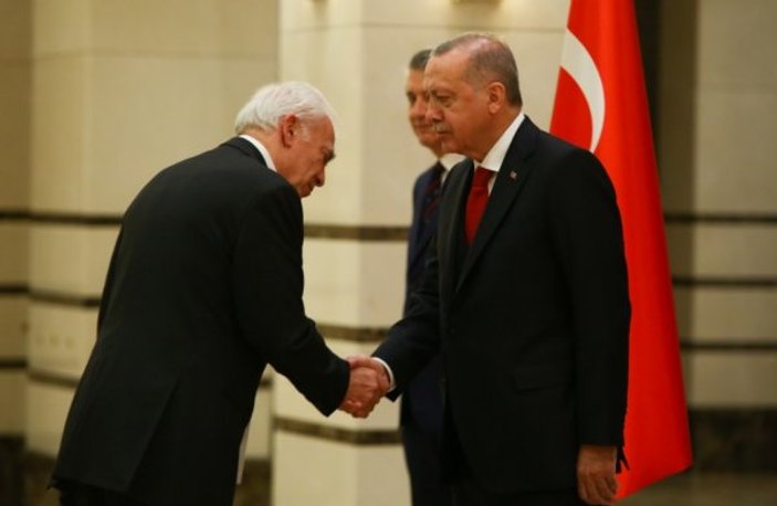 Cumhurbaşkanı Erdoğan Yunan Büyükelçi'yi kabul etti