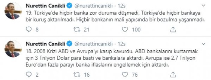 Nurettin Canikli 23 maddeyle AK Parti dönemini özetledi