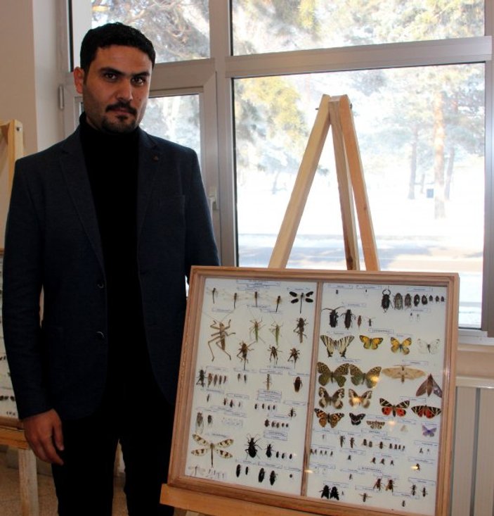 2 bin 500 adet böcek Erzurum’da sergileniyor