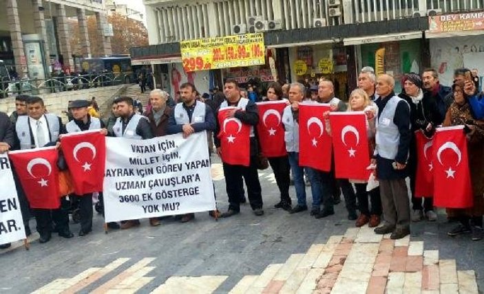 Uzman erbaşlar özlük hakları için Ankara'dan seslendi
