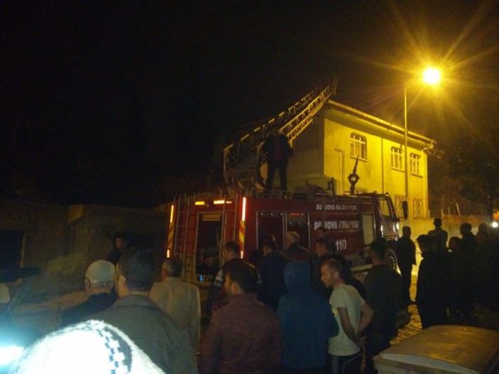 Amasya'da ev yangını