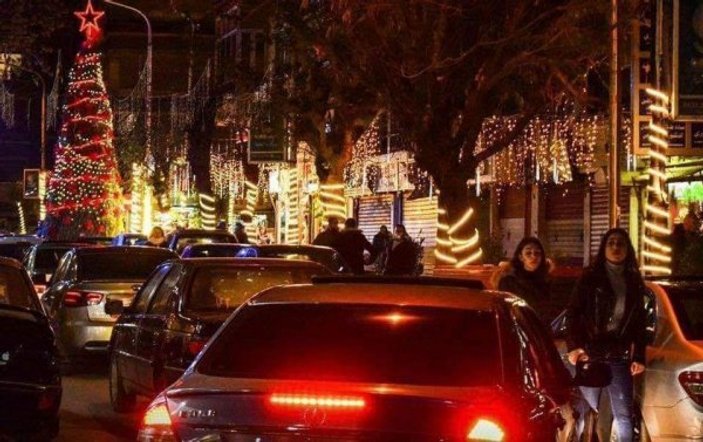 Şam'da Noel hazırlıkları tamamlandı