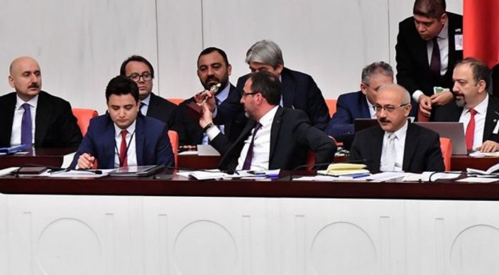 Bakan Mehmet Kasapoğlu Meclis'te konuştu