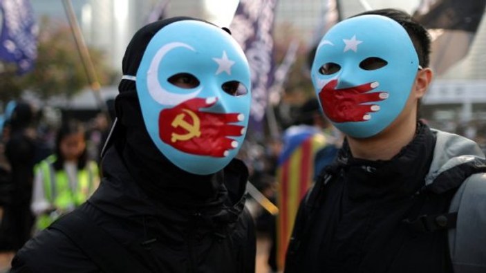 Hong Konglular, Uygur Türkleri'ne destek için toplandı
