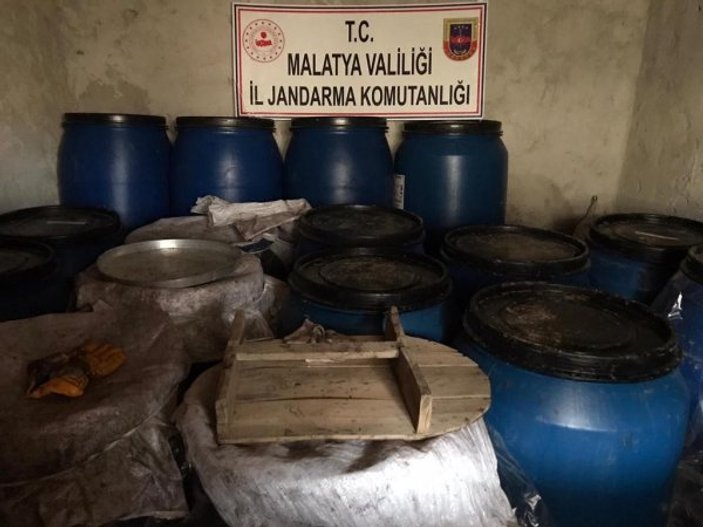Malatya'da 6 ton sahte içki ele geçirildi