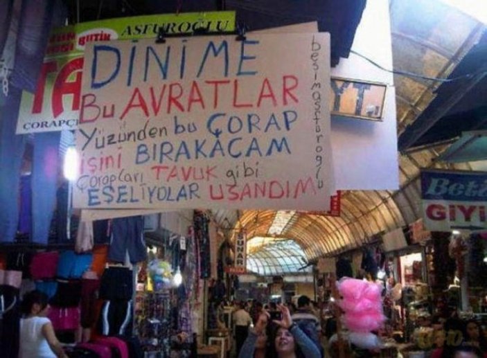 Ankara'da pazarda kaba üsluba ceza