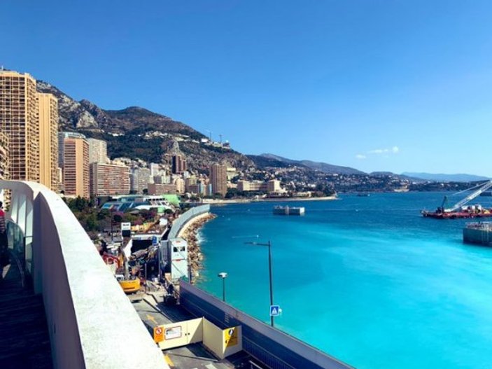 Monaco'da deniz dolduruldu