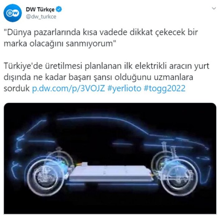 Almanların hedefinde Türkiye'nin yerli otomobili var