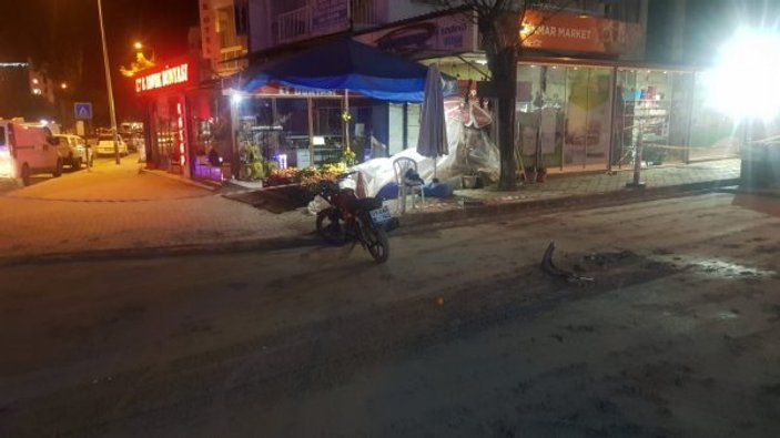 Aydın'da alkollü sürücü motosiklete çarparak kaçtı