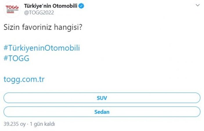 Yerli otomobilde favori SUV