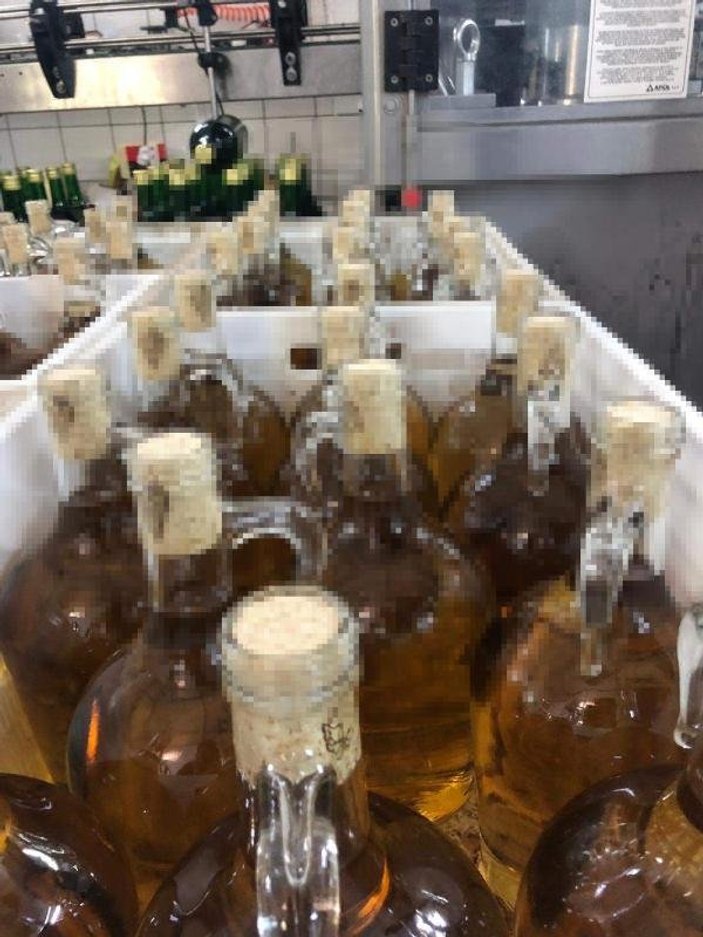 355 ton sahte şarabın üretildiği fabrika mühürlendi