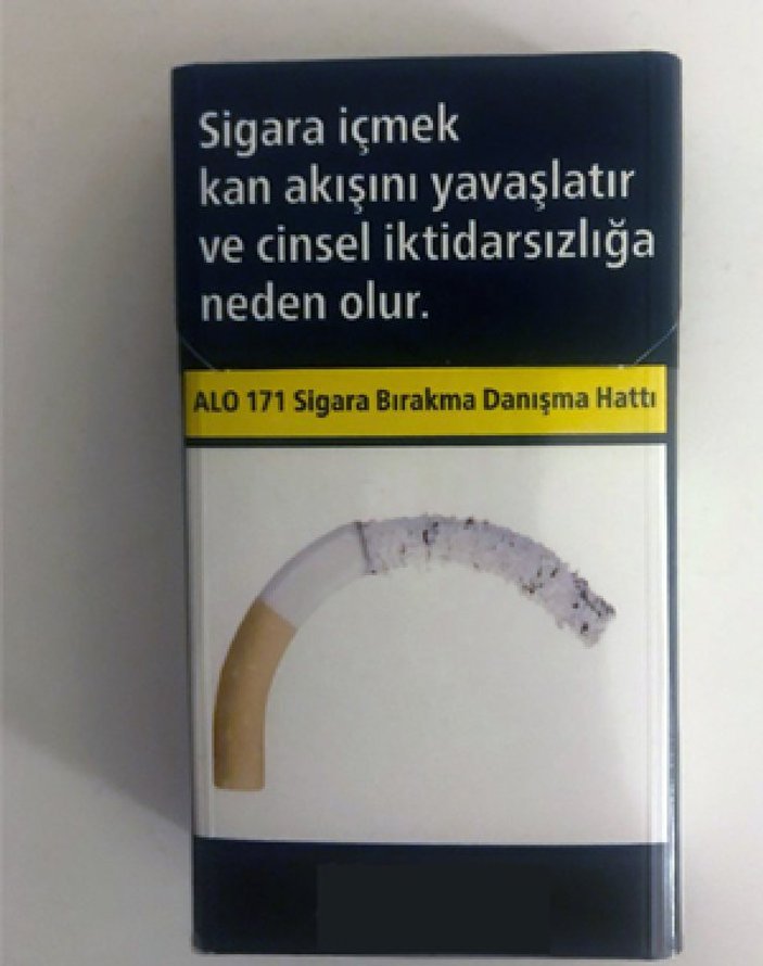 Sigara paketlerinde tek tip modeli