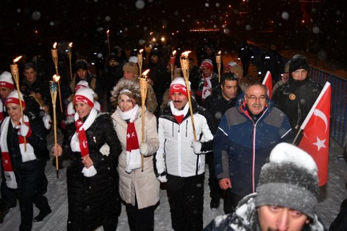 Sarıkamış'ta şehitler anıldı