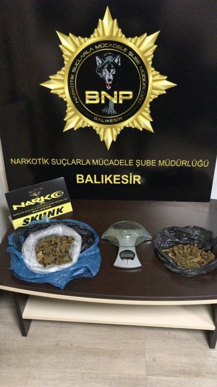 Balıkesir'de uyuşturucu operasyonu: 10 gözaltı