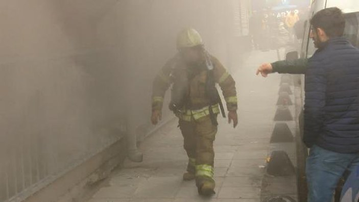 Daha önce 2 kişinin öldüğü iş yerinde yine yangın çıktı