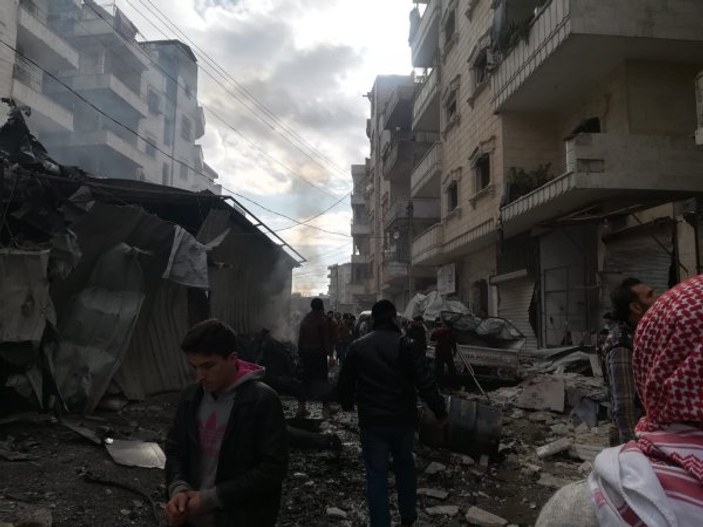 İdlib'de hava saldırısı: 10 ölü