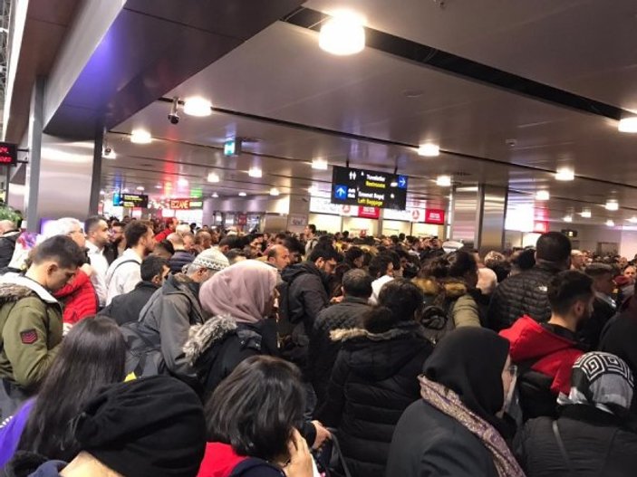 Uçağın pistten çıktığı Sabiha Gökçen’de yolcu yoğunluğu