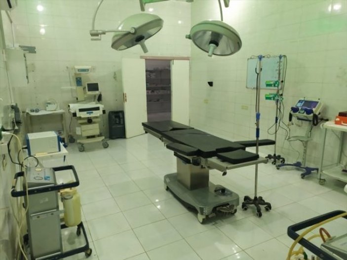 Tel Abyad Hastanesi'nde ilk ameliyat