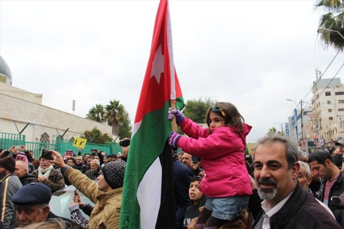 Ürdün'de İsrail'e doğalgaz protestosu