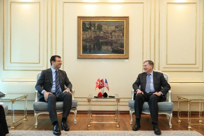 ABD Ankara Büyükelçisi, İmamoğlu'nu ziyaret etti
