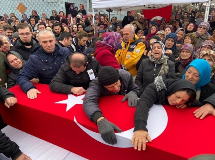 Şehit uzman çavuş, Edirne'de gözyaşlarıyla uğurlandı
