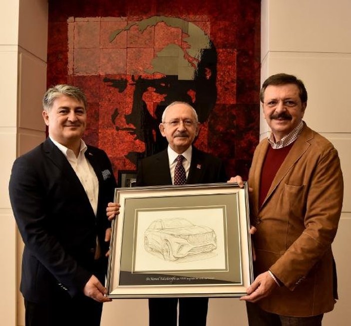 Kılıçdaroğlu, TOGG heyetini kabul etti