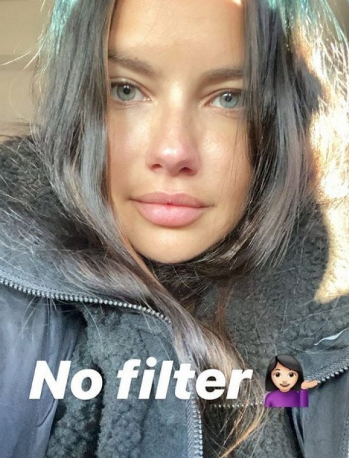 Adriana Lima filtrelere meydan okudu