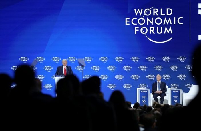 Trump, Davos'ta AB'yi gümrük vergisiyle tehdit etti