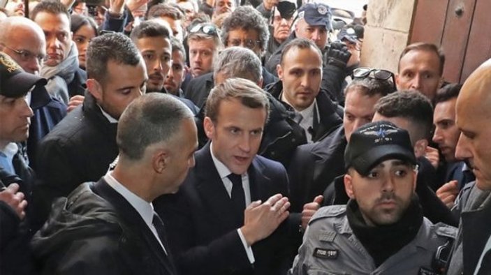 Macron'dan İsrail polisine fırça