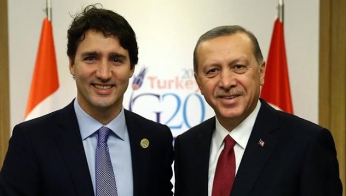 Erdoğan, Kanada Başbakanı'yla telefonda görüştü