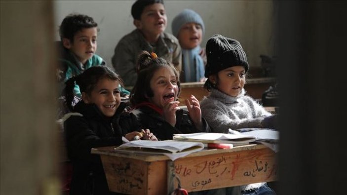 Barış Pınarı bölgesinde eğitim desteği