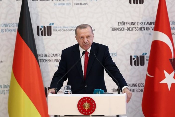 Erdoğan Türk-Alman Üniversitesi töreninde