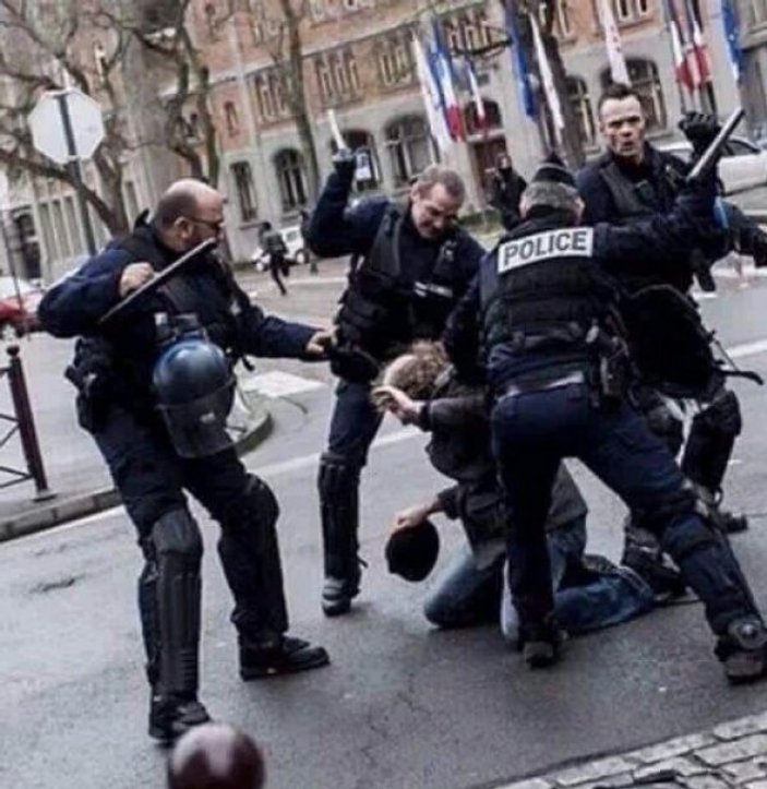Fransız bakan polislerin şiddet uyguladığını kabul etmedi