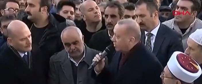 Cumhurbaşkanı Erdoğan, deprem bölgesinde