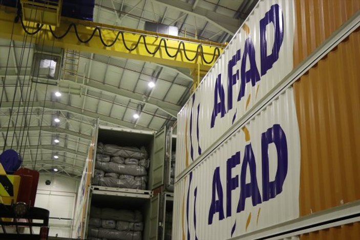 AFAD'ın Düzce deposundan Malatya'ya destek
