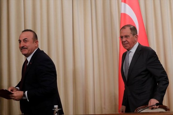 Çavuşoğlu, Lavrov ile Suriye ve İdlib'i konuştu