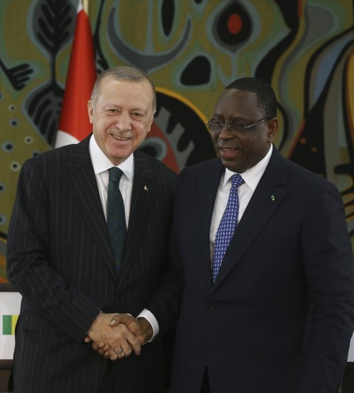 Erdoğan: Senegal'de hedef 1 milyar dolar ticaret hacmi