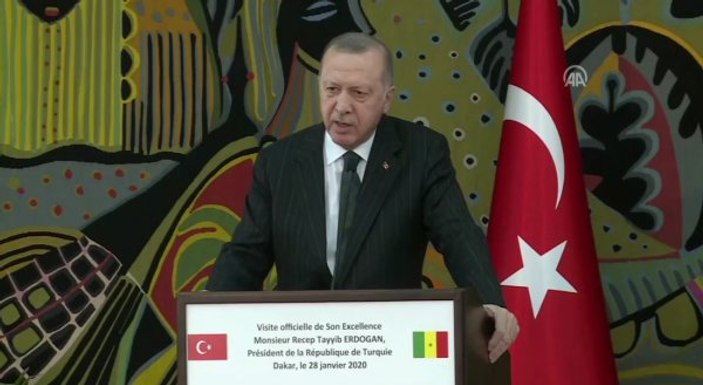 Cumhurbaşkanı Erdoğan Senegal'de