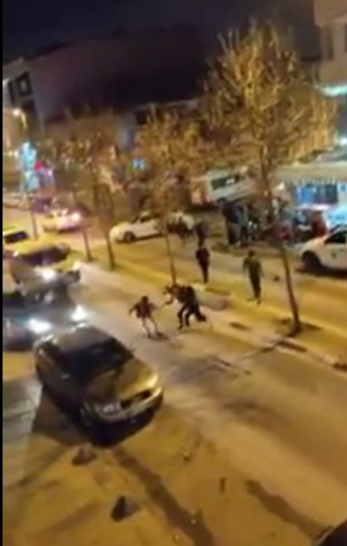Çekmeköy'de kafede başlayan kavga sokağa taştı